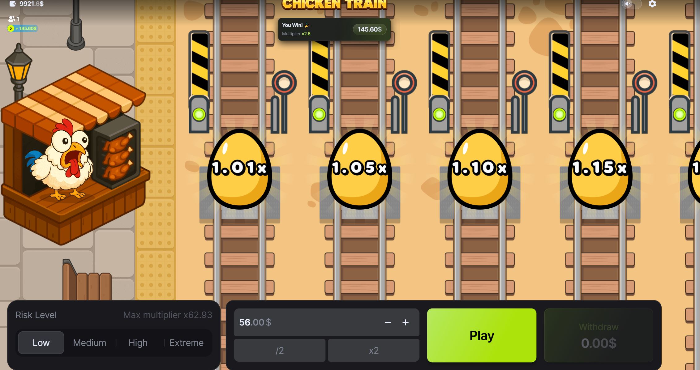 Chicken Train демо режим