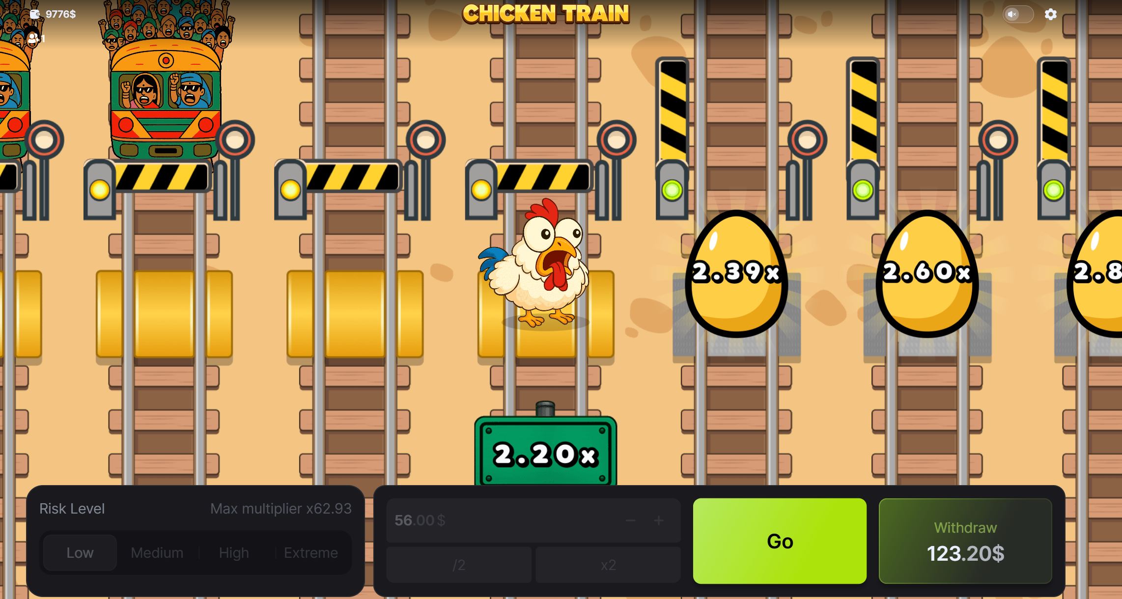 Общая информация о Chicken Train слот